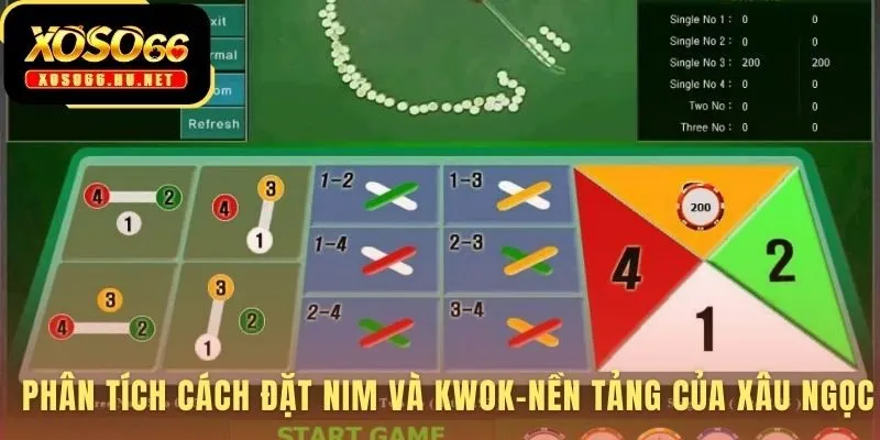 Phân biệt cược Nim và Kwok là nền tảng chiến thuật Fan Tan 4 Môn